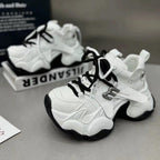 Damen Trendige Chunky Sneakers mit atmungsaktiver Mesh-Oberfläche und innovativer Dämpfung