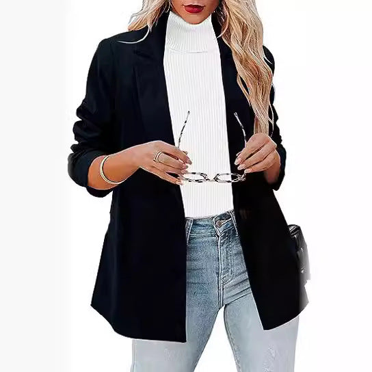 Damen Modischer Blazer mit lässigem Schnitt R&B