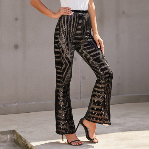 R&B | Glitzer Schlagpaillettenhose