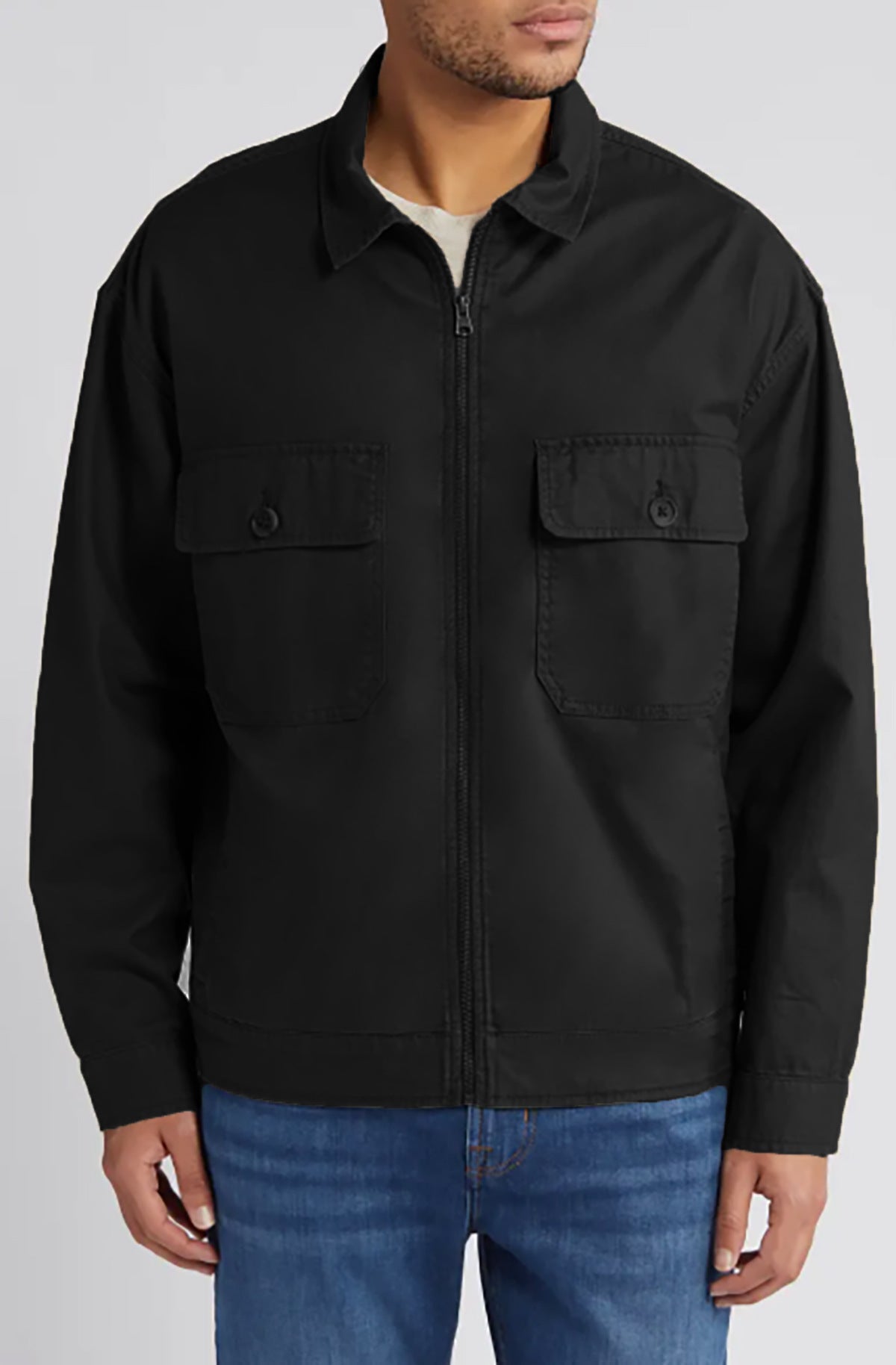 Herren utility Jacke im modernen Design mit praktischen Taschen R&B