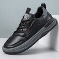 Damen Modische Leder Sneakers mit dämpfender Sohle und hohem Tragekomfort R&B