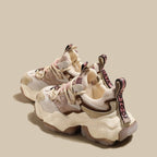Damen Sportliche Chunky Sneakers mit atmungsaktiver Mesh-Oberfläche und robustem Sohlenprofil R&B