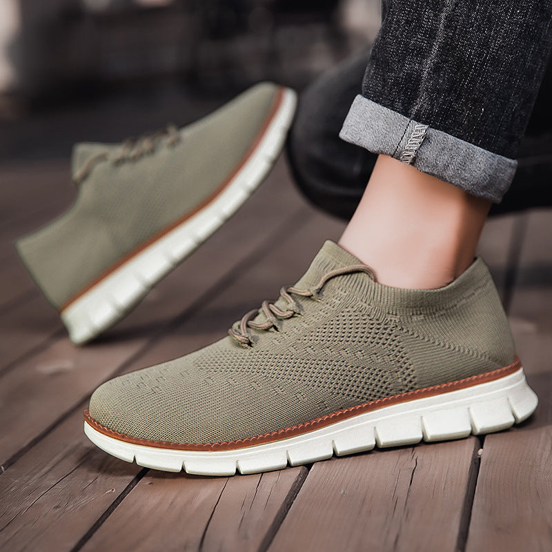 Damen Sportliche Sneaker mit atmungsaktivem Obermaterial und flexibler Sohle R&B