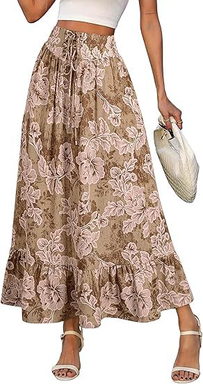 Damen Jumpsuit mit floralem Druck und elastischer Taillierung R&B