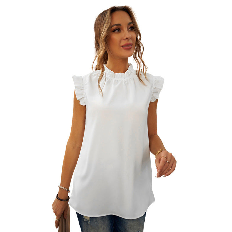 Damen Elegante Bluse mit Rüschendetails R&B