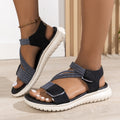 Damen Sportliche Sandalen mit verstellbarem Riemendesign und rutschfester Sohle R&B