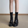 Damen elegante Loafers mit dekorativen Schnallen und komfortablem Absatz R&B
