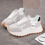 Damen Freizeit Sneakers mit atmungsaktivem Mesh-Obermaterial und rutschfester Sohle R&B
