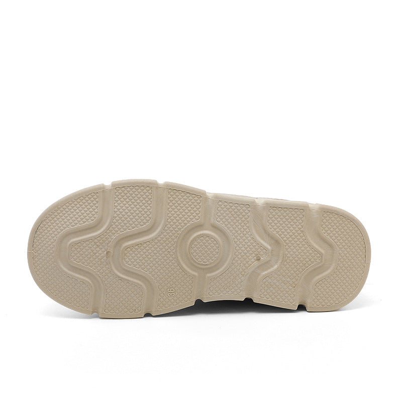 Damen modische Plateau-Sneaker mit dämpfender Sohle und atmungsaktivem Obermaterial R&B