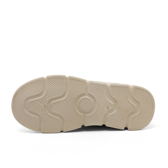 Damen modische Plateau-Sneaker mit dämpfender Sohle und atmungsaktivem Obermaterial R&B