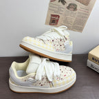 Damen Sportliche Sneakers mit flexibler Textur und atmungsaktiven Einsätzen R&B