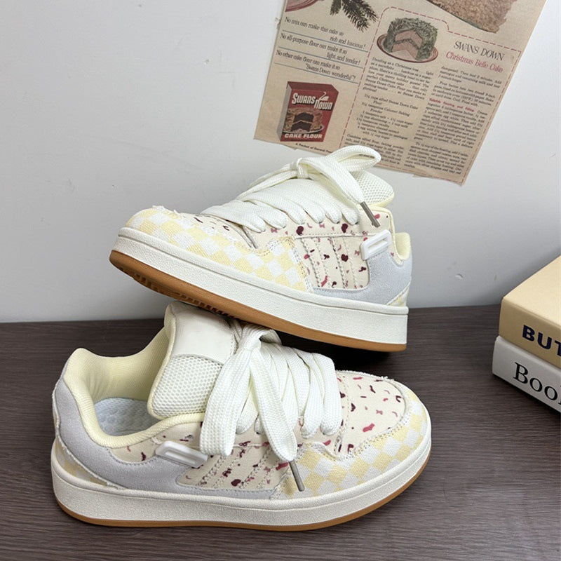 Damen Sportliche Sneakers mit flexibler Textur und atmungsaktiven Einsätzen R&B