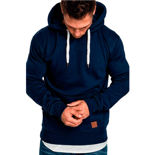 Herren Kapuzenpullover mit modischem Schnitt und lässigem Innenfutter R&B