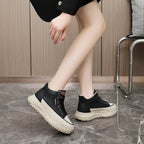 Damen Sportliche High-Top Sneakers mit rutschfester Gummisohle und hohem Tragekomfort R&B