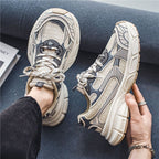 Damen Sportliche Sneakers mit atmungsaktiver Mesh-Oberfläche und rutschfester Sohle R&B