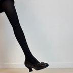 Damen elegante Ballerinas mit zierlichem Rüschendetail R&B