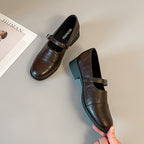 Damen Elegante Mokassins mit dekorativem Riemchen
