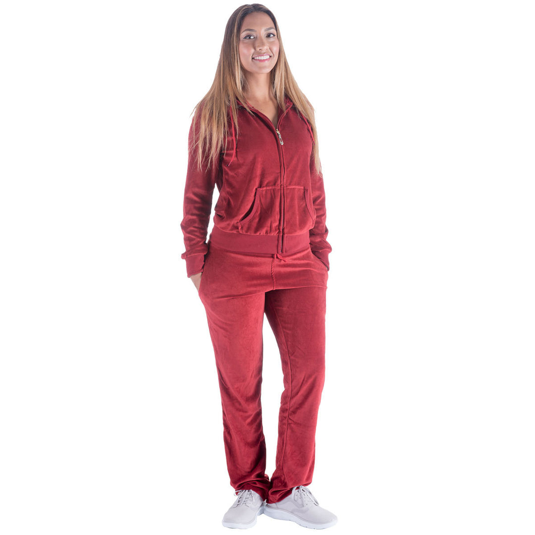 Damen Sportlicher Jogginganzug mit Kapuze R&B