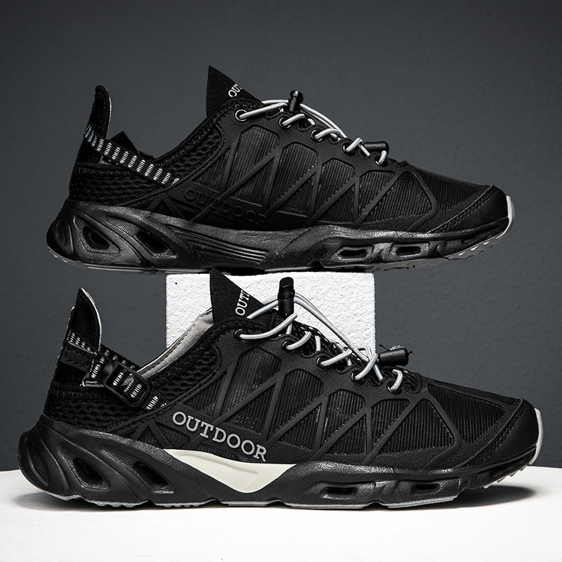 Herren Outdoor-Sneaker mit atmungsaktivem Mesh und rutschfester Sohle R&B