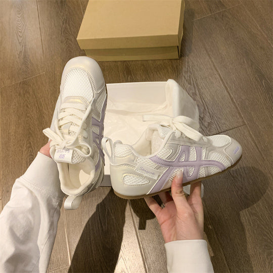 Damen Sportliche Sneakers mit atmungsaktiver Mesh-Oberfläche und stoßdämpfender Sohle R&B