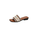 Damen komfortable Riemen-Sandalen mit eleganten Verzierungen R&B