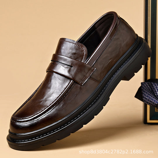 Herren Elegante Leder Mokassins mit rutschfester Sohle und komfortablem Innenfutter R&B