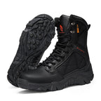 Herren Sicherheitsstiefel mit rutschfester Sohle und atmungsaktiven Einsätzen