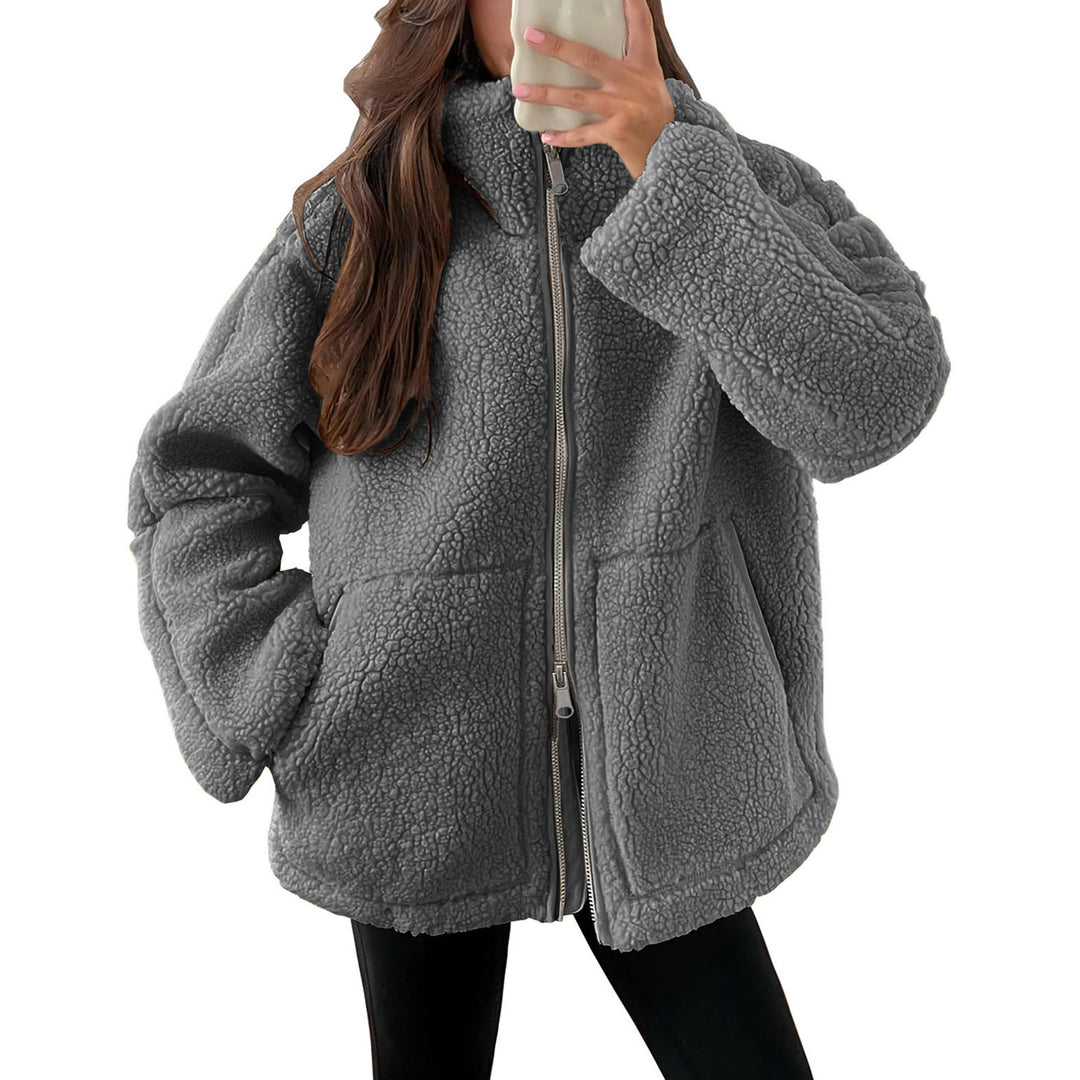 Damen Gemütlicher Fleece-Hoodie R&B