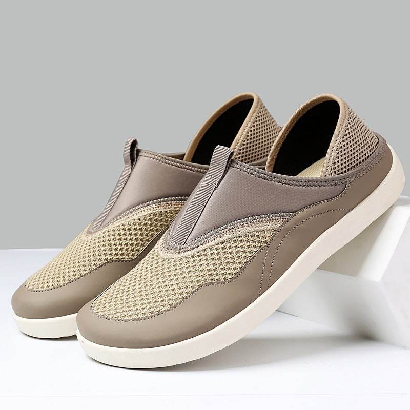 Damen Bequeme Slip-On Sportschuhe mit atmungsaktivem Obermaterial und rutschfester Sohle R&B