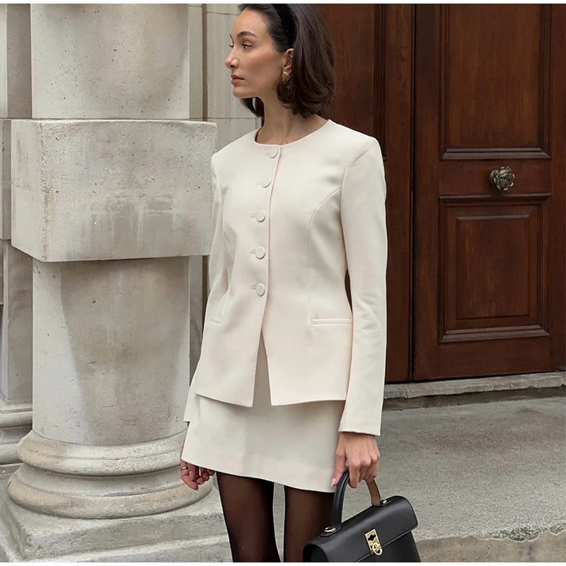 Damen Eleganter Tailored Blazer R&B
