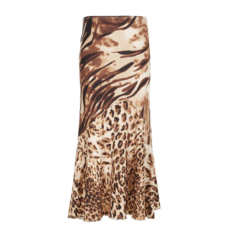 Damen Schicker Maxi-Rock mit Rüschendetails und floralen Mustern R&B