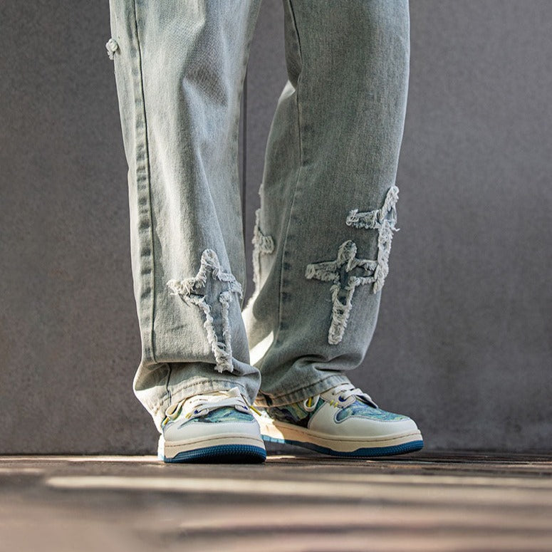 R&B | Gogh Starry Night Inspirierte Sneakers