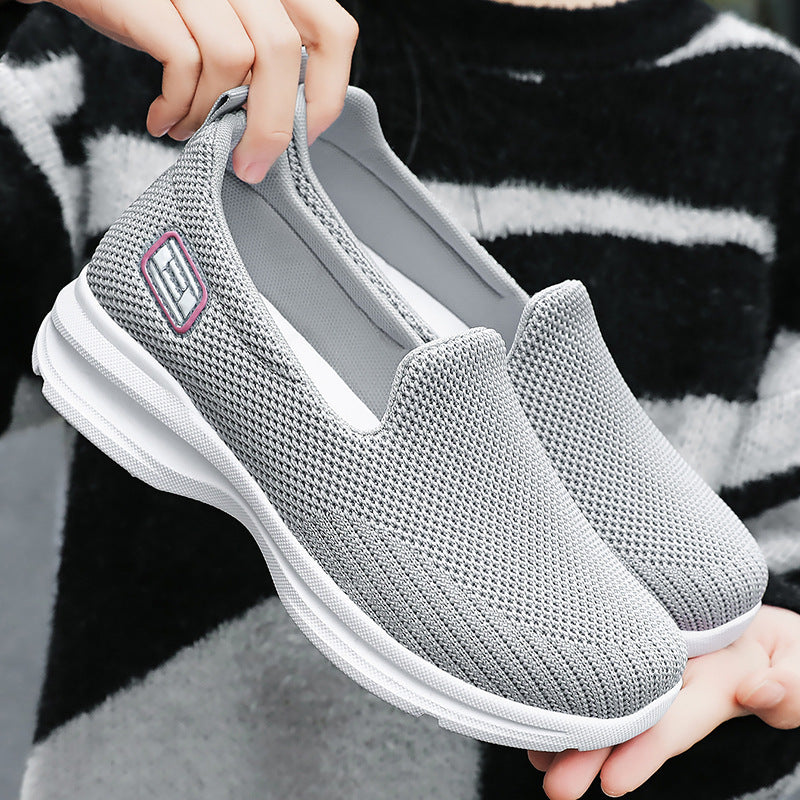 Damen Bequeme Slip-On Sneakers mit atmungsaktivem Obermaterial R&B