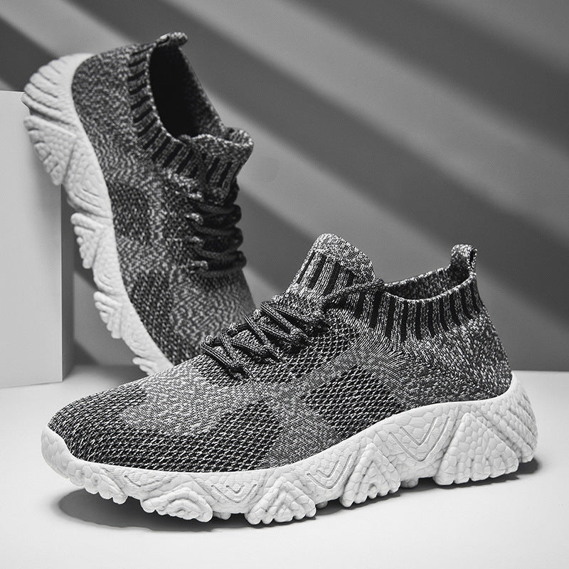 Unisex nan urbaner Strick-Schlupfsneaker mit sockenhaftem Schaft und markanter Profilsohle R&B