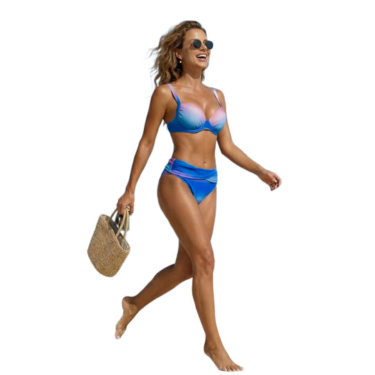 Damen Push-Up Bikini mit dekorativen Kurven R&B