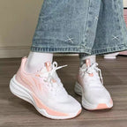 Damen Modische Lauf-Sneakers mit atmungsaktiver Mesh-Oberfläche und dämpfender Sohle R&B