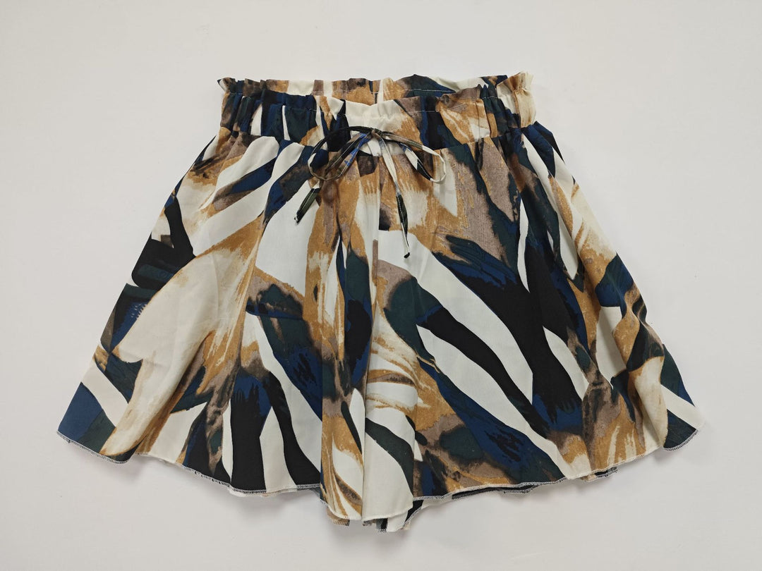 Damen Shorts mit floralem Muster und elastischem Bund R&B