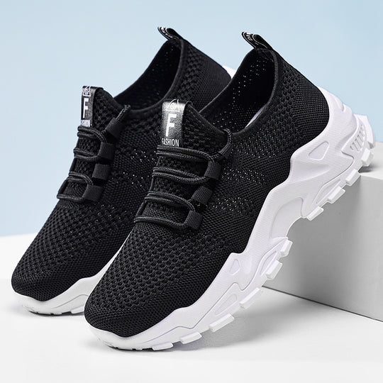 Damen Atmungsaktive Fitness Sneakers mit rutschfester Sohle R&B
