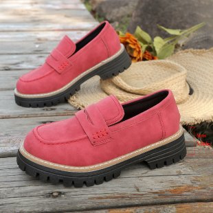 Damen Slip-On Mokassins mit rutschfester Profilsohle und elegantem Design R&B