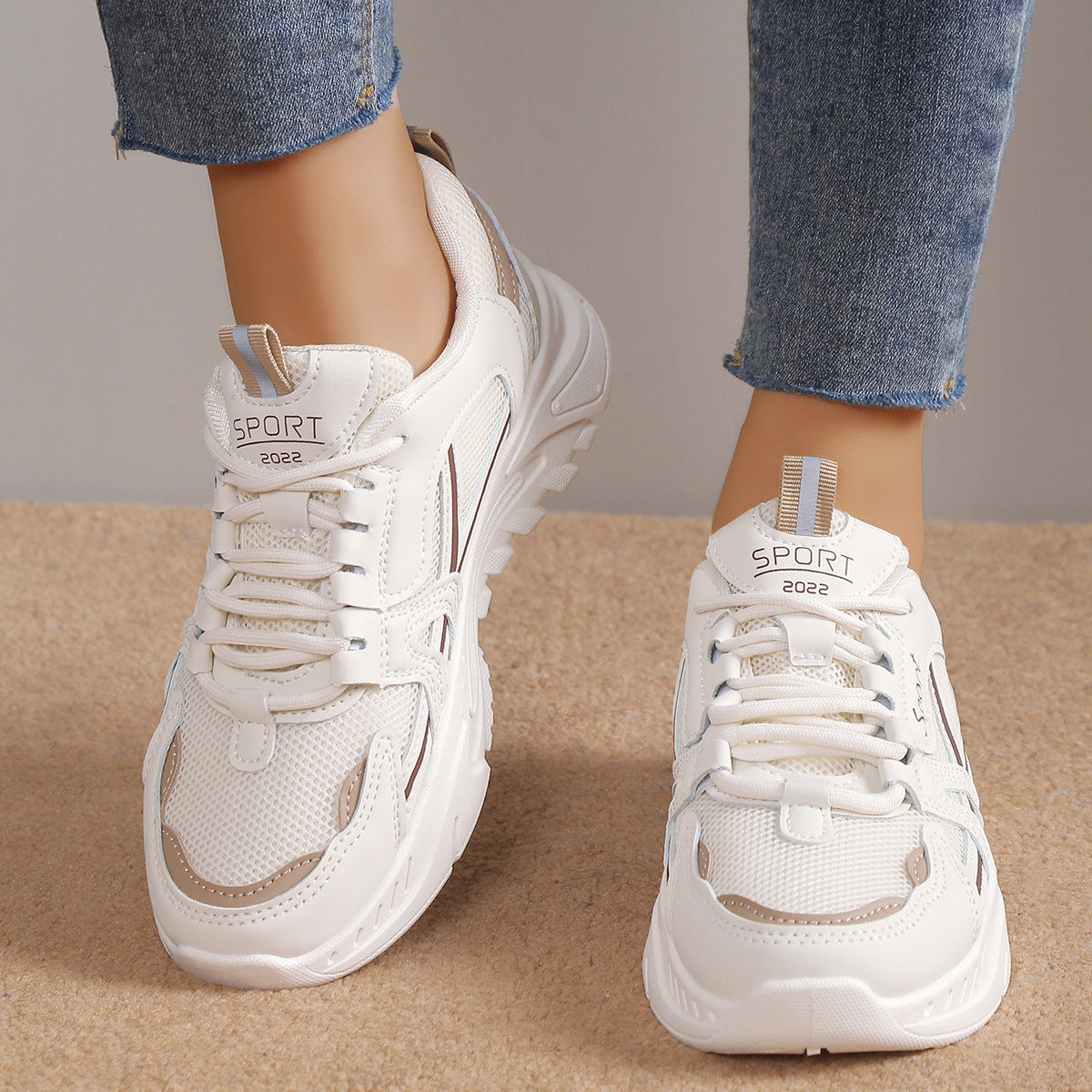 Damen Sportliche Sneakers mit ergonomischer Dämpfung und atmungsaktiver Oberfläche R&B