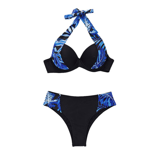 Damen Hochtaillierter Bikini mit gepolstertem Oberteil R&B