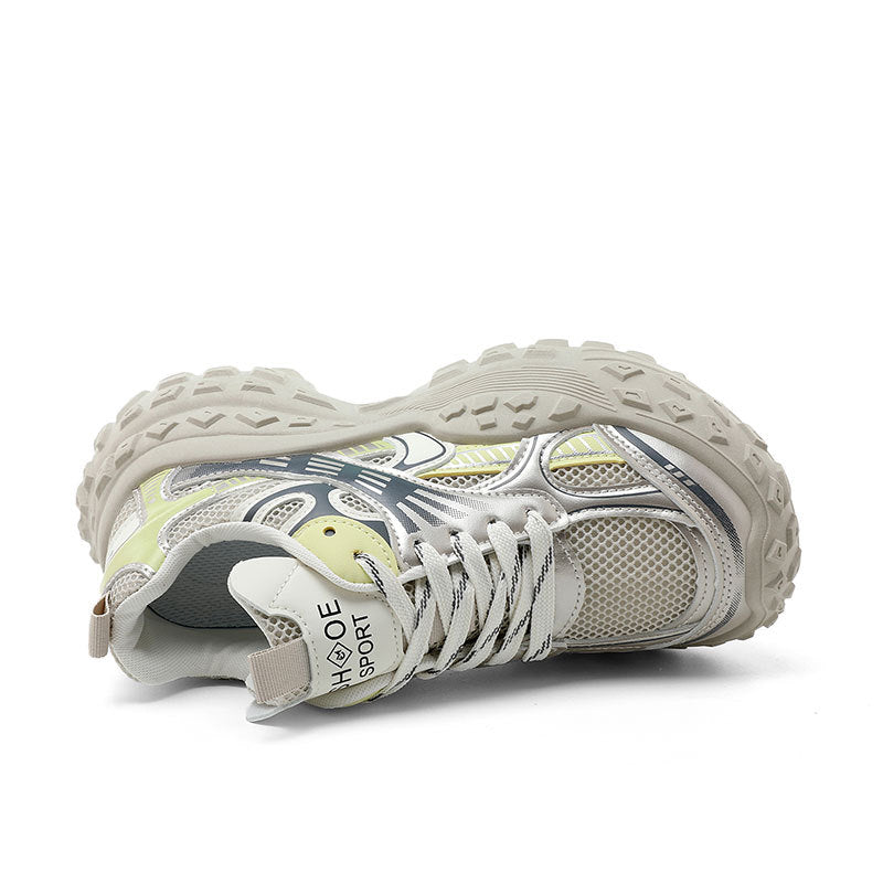 Damen sportliche Lauf-Sneaker mit stoßdämpfendem Komfort und atmungsaktiver Konstruktion R&B