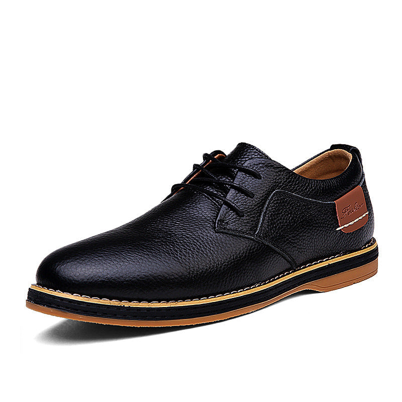 Herren Elegante Schnürschuhe aus hochwertigem Leder mit rutschfester Sohle