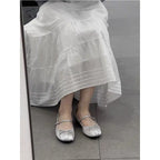Damen Ballerinas mit verstellbarem Riemendesign und modischem Akzent R&B