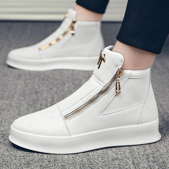 Damen Mode Stiefeletten mit Reißverschluss und gepolstertem Fußbett R&B