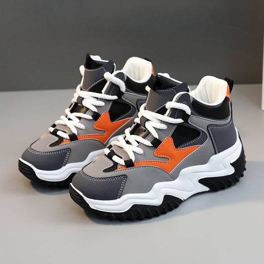 Damen sportliche High-Top Sneakers mit dämpfendem Sohlenprofil R&B