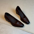 Damen Elegante Stiefeletten mit quadratischer Zehenform und bequemem Blockabsatz