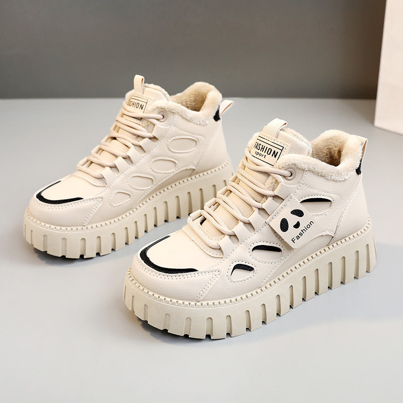 Damen High-Top Sneaker mit bequemer Fütterung und sportlichem Design R&B