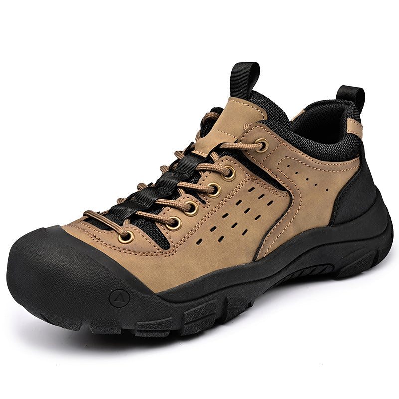 Herren robuste Trekking-Schuhe mit stoßdämpfender Sohle und atmungsaktivem Obermaterial