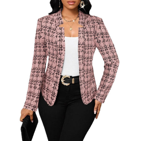 Damen raffinierte Business-Blazerjacke R&B